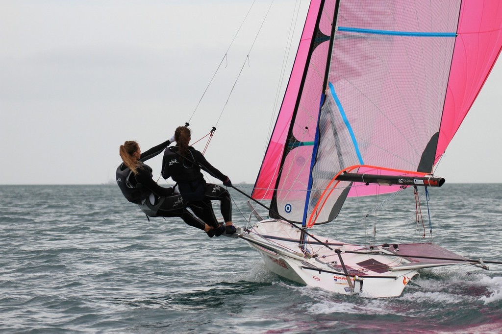 Mackay Womens High Performance Skiff Trials entrant - Takapuna October 2011 © Richard Gladwell www.photosport.co.nz